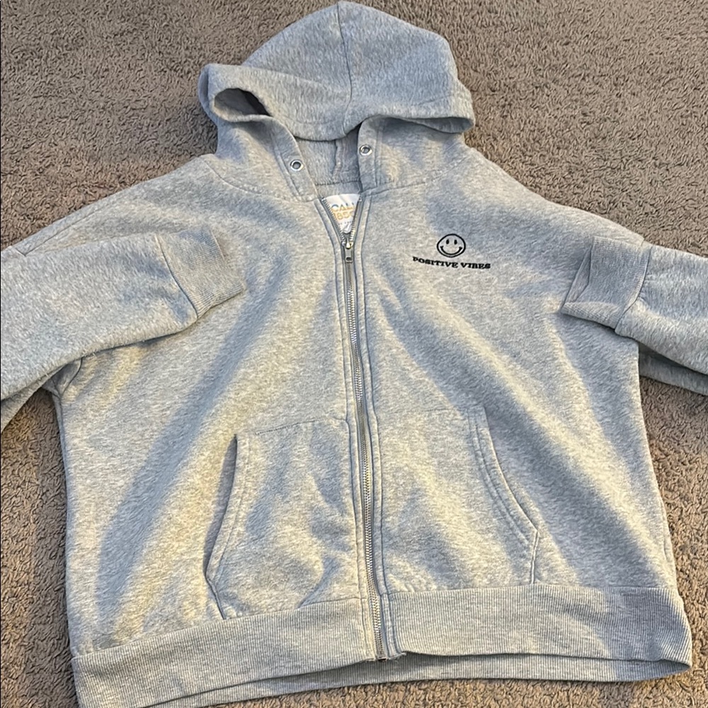 Gray Kids Hoodie